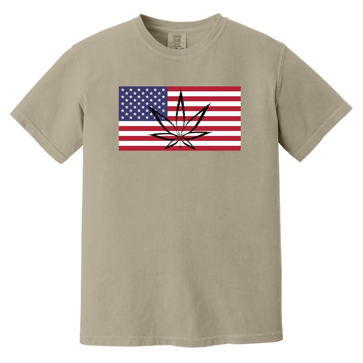 American Bud Mens Heavyweight Garment-Dyed T-Shirt