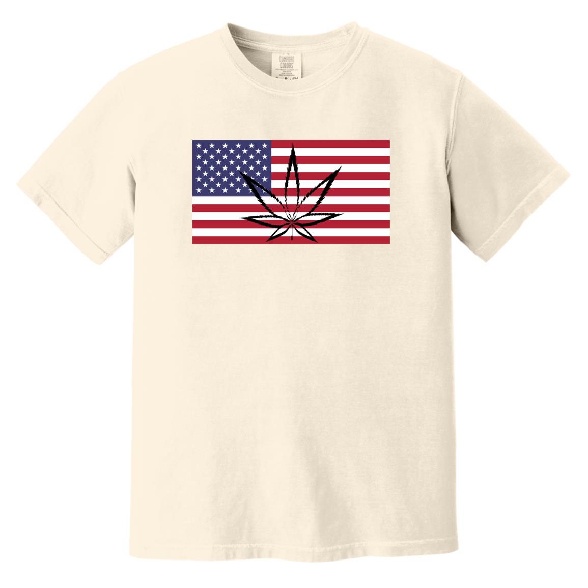American Bud Mens Heavyweight Garment-Dyed T-Shirt