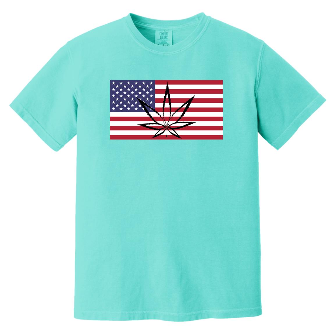 American Bud Mens Heavyweight Garment-Dyed T-Shirt