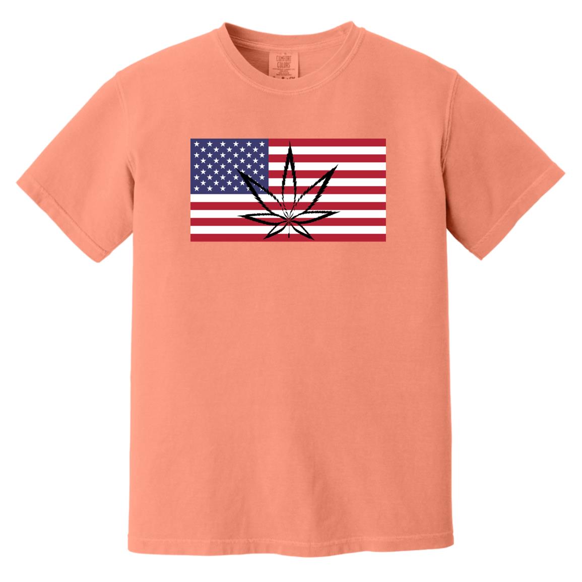 American Bud Mens Heavyweight Garment-Dyed T-Shirt