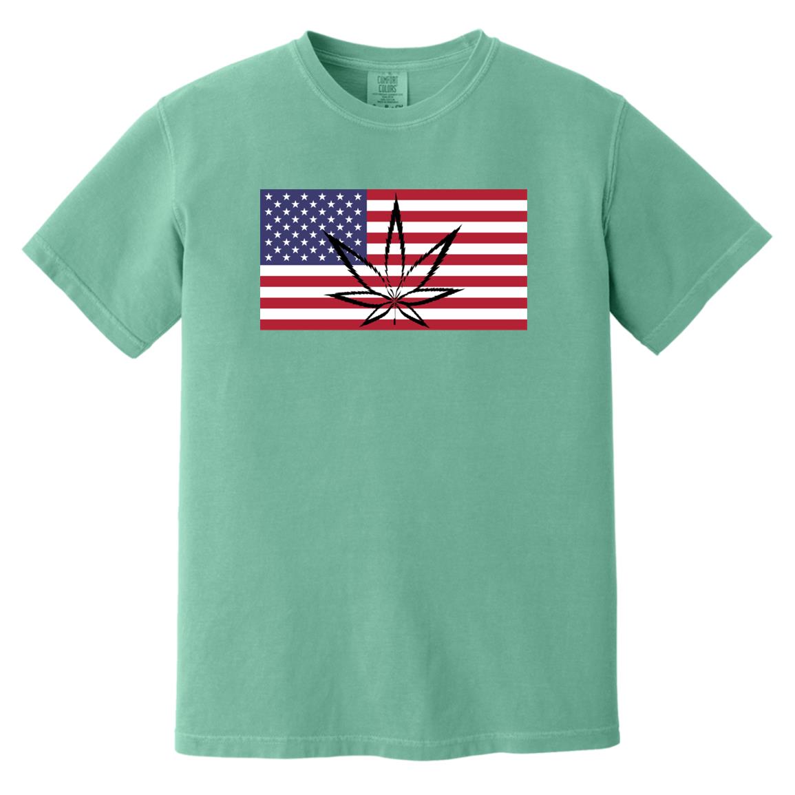 American Bud Mens Heavyweight Garment-Dyed T-Shirt