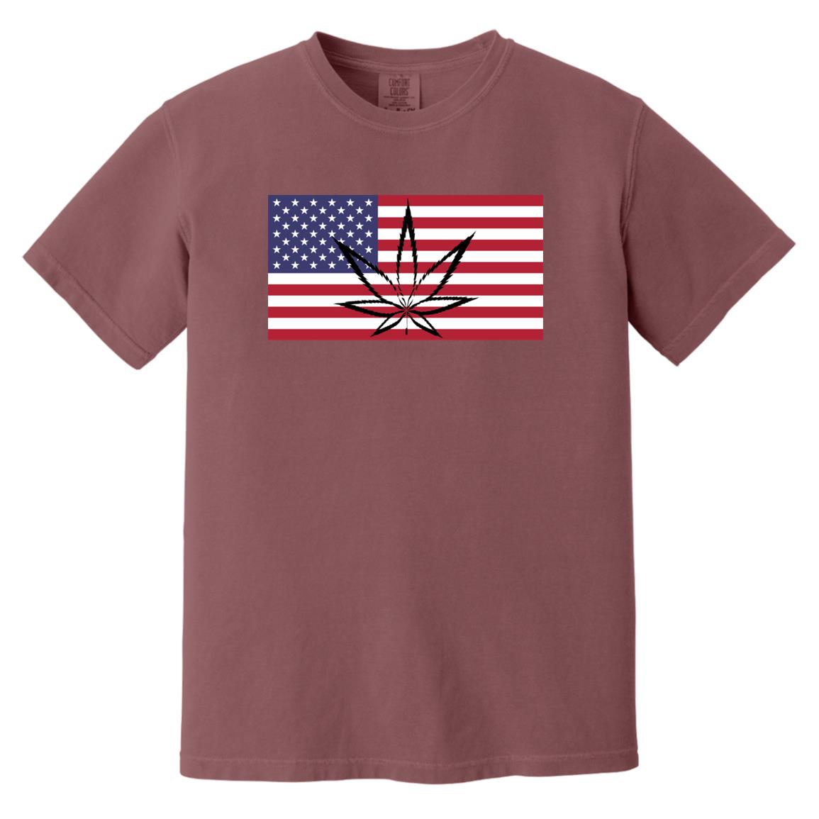 American Bud Mens Heavyweight Garment-Dyed T-Shirt