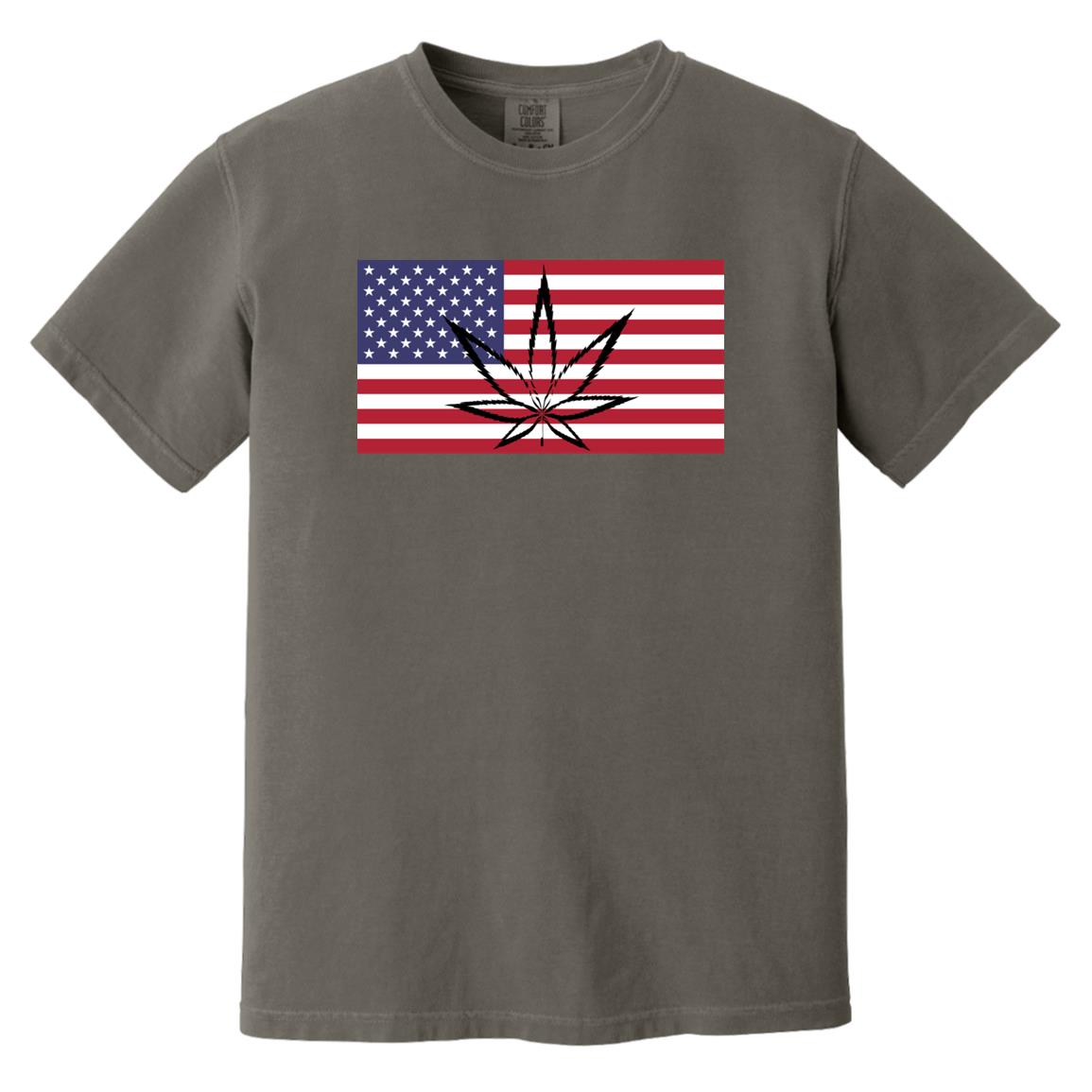American Bud Mens Heavyweight Garment-Dyed T-Shirt