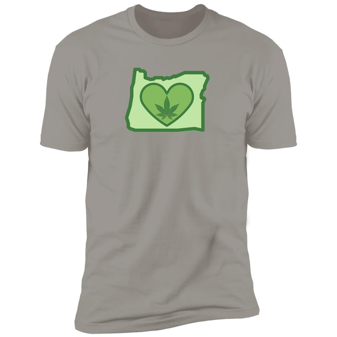 Oregon LoveBud - Premium Short Sleeve T-Shirt - chest print