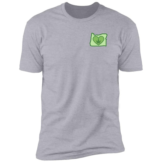 Oregon LoveBud - Premium Short Sleeve T-Shirt - pocket print