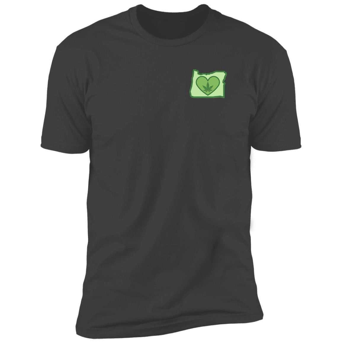 Oregon LoveBud - Premium Short Sleeve T-Shirt - pocket print